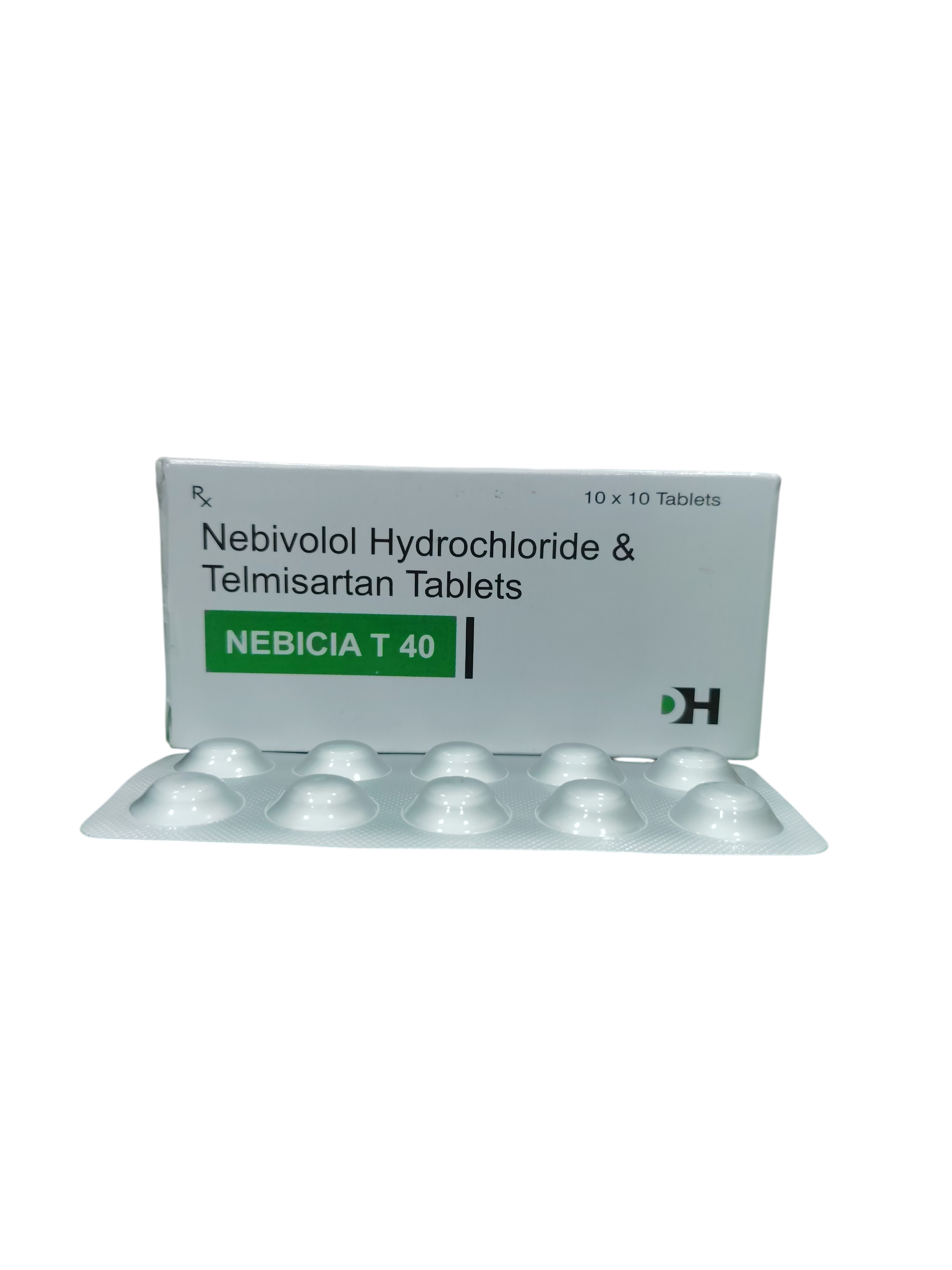 Nebicia T 40 - Nebivolol Hydrochloride & Telmisartan Tablets - 1 x 10 Tablets