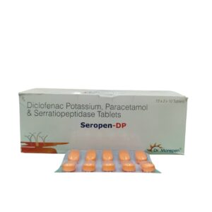 Seropen DP – Diclofenac Potassium, Paracetamol & Serratiopeptidase Tablets - 1 × 10 Tablets