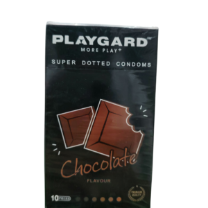 Playgard More Play+ Super Dotted Condoms – Chocolate Flavour (10 Pieces)
