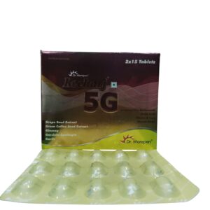 Recharj 5G Tablets – Lycopene, Citrus Bioflavonoids, Amino Acids, Vitamins & Trace Elements - 1 × 15 Tablets