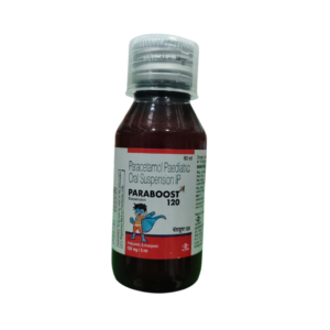 PARABOOST 120 Suspension – Paracetamol Paediatric Oral Suspension IP (60 ml)