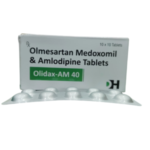 Olidax AM 40 – Olmesartan Medoxomil & Amlodipine Tablets- 1 × 10 Tablets