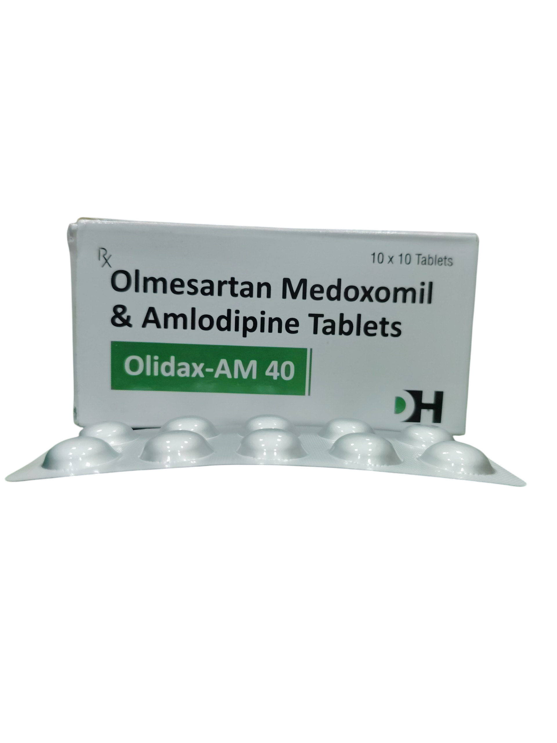 Olidax AM 40 – Olmesartan Medoxomil & Amlodipine Tablets- 1 × 10 Tablets
