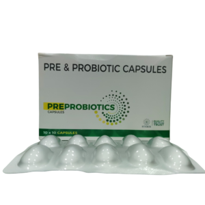 PREPROBIOTICS Capsules – Pre & Probiotic Capsules for Gut Health - 1 × 10 Capsules