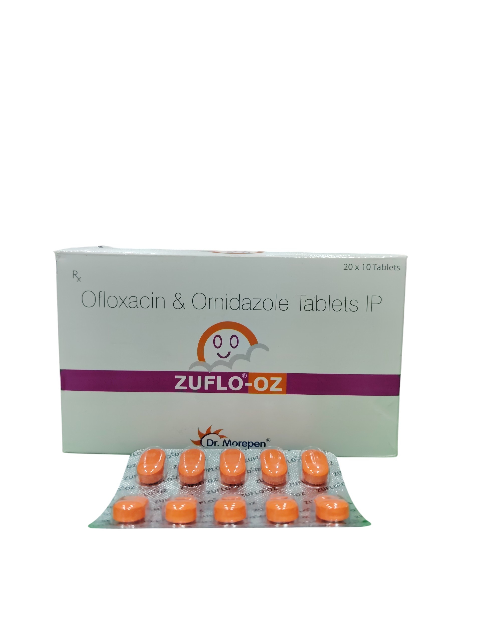Zuflo OZ – Ofloxacin & Ornidazole Tablets IP