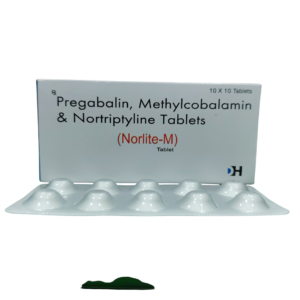 Norlite M - Pregabalin, Methylcobalamin & Nortriptyline Tablets - 1 x 10 Tablets