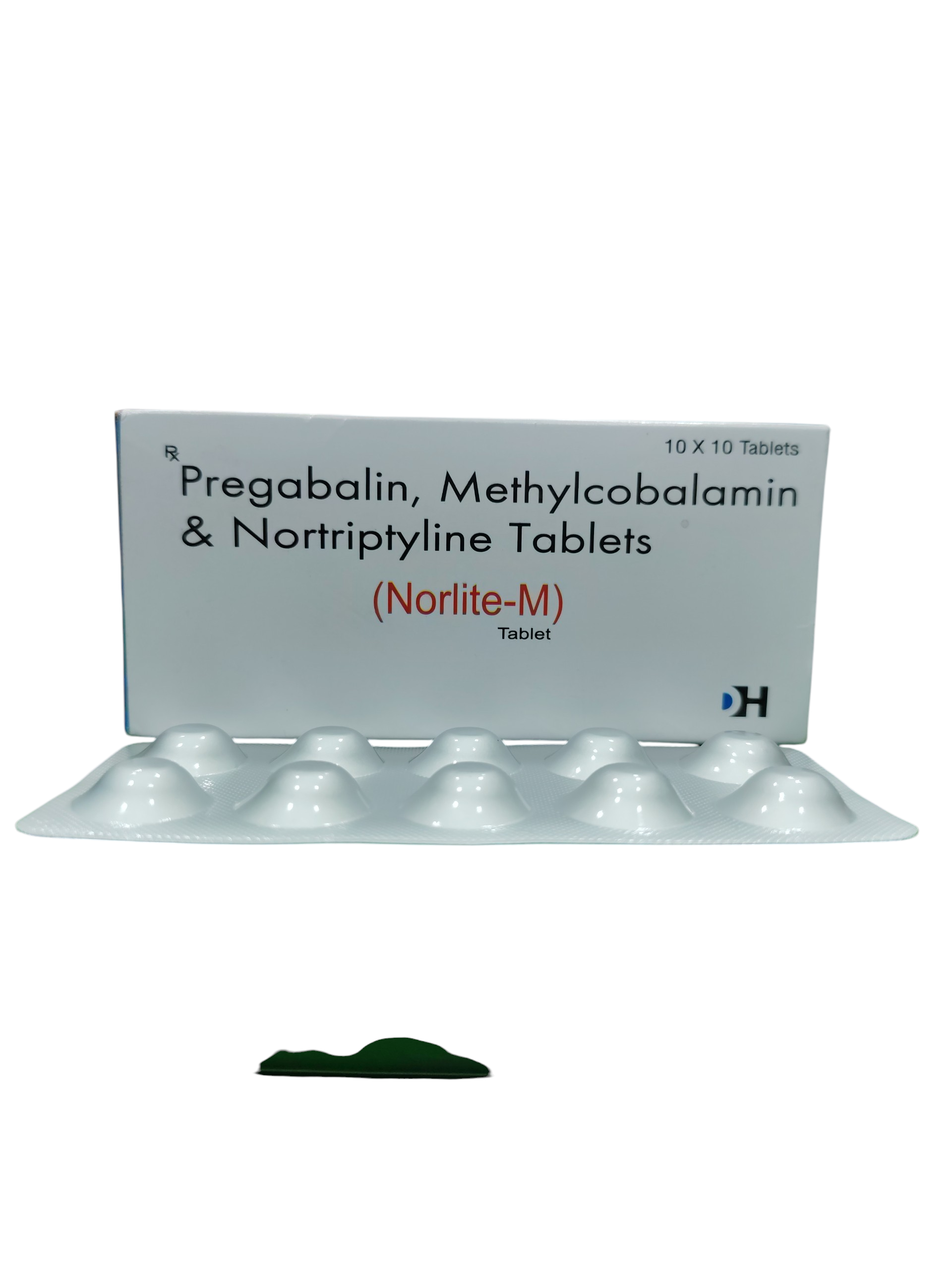 Norlite M - Pregabalin, Methylcobalamin & Nortriptyline Tablets - 1 x 10 Tablets