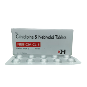 Nebicia CL 5 - Cilnidipine & Nebivolol Tablets - 1 x 10 Tablets Pack