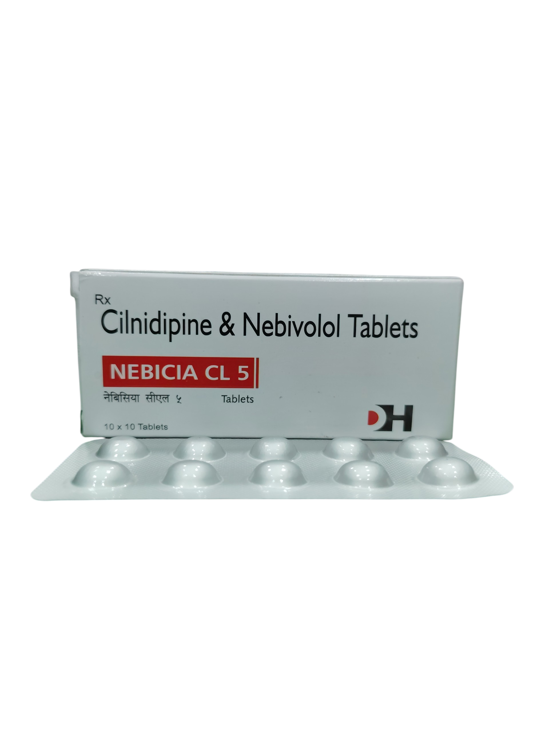 Nebicia CL 5 - Cilnidipine & Nebivolol Tablets - 1 x 10 Tablets Pack
