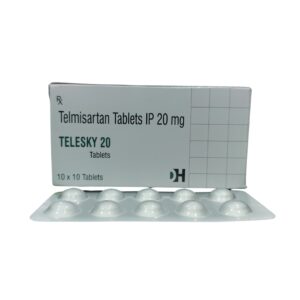 Telesky 20 – Telmisartan Tablets IP 20 mg - 1 x 10 Tablets