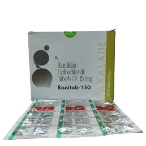 Ranitab 150 – Ranitidine Hydrochloride Tablets I.P. 150mg - 1 × 30 Tablets