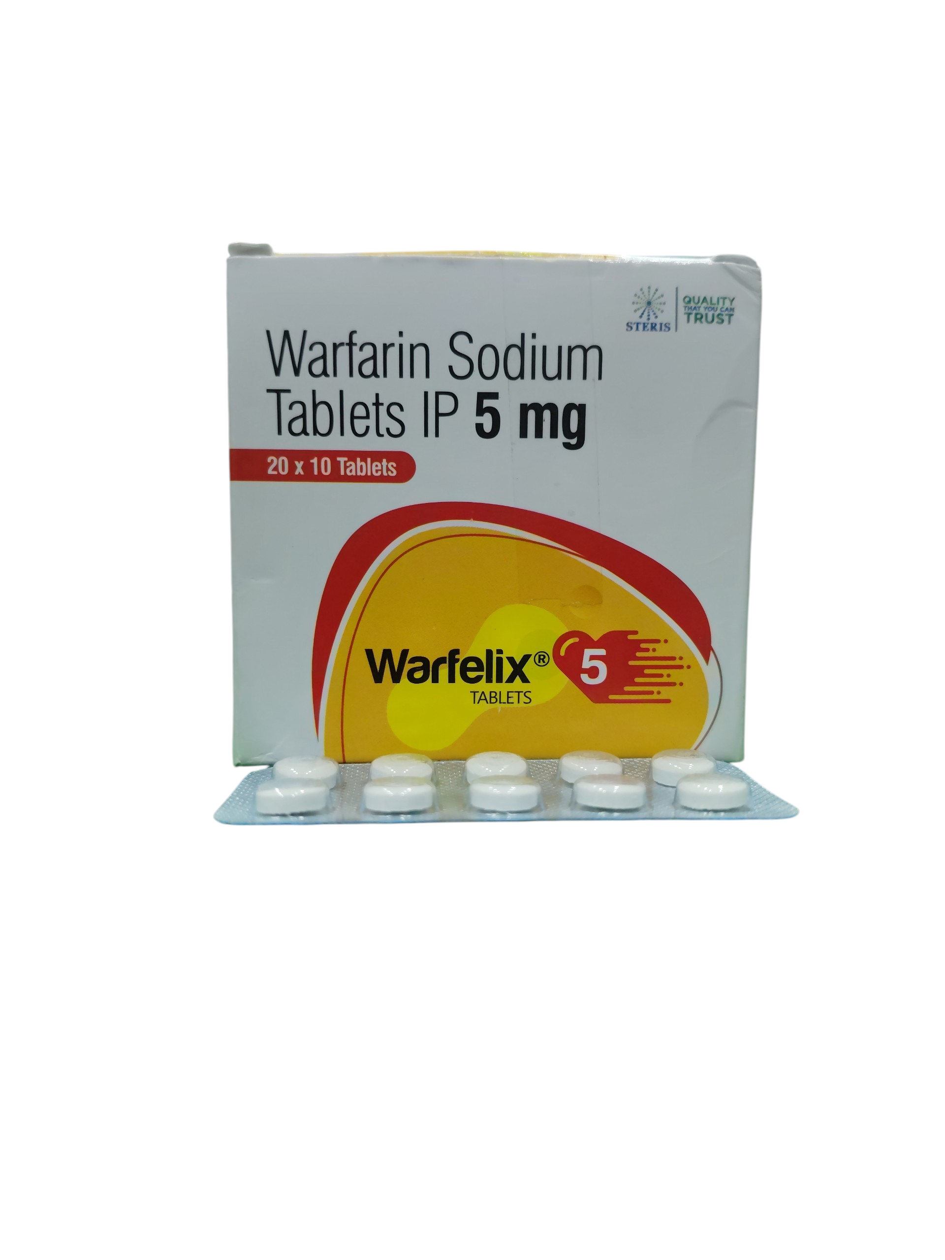 Warfelix 5 – Warfarin Sodium Tablets IP 5 mg - 1 × 10 Tablets