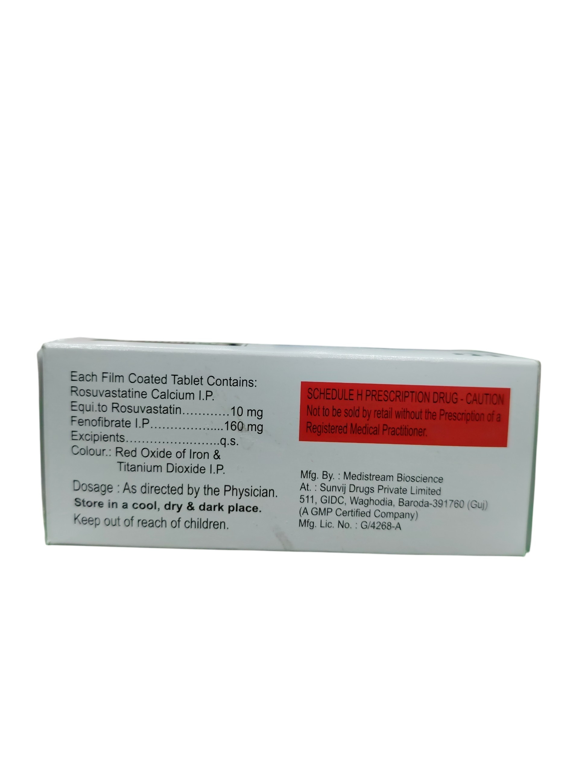 Remium F – Rosuvastatin Calcium & Fenofibrate Tablets IP - 1 × 10 Tablets - Image 2
