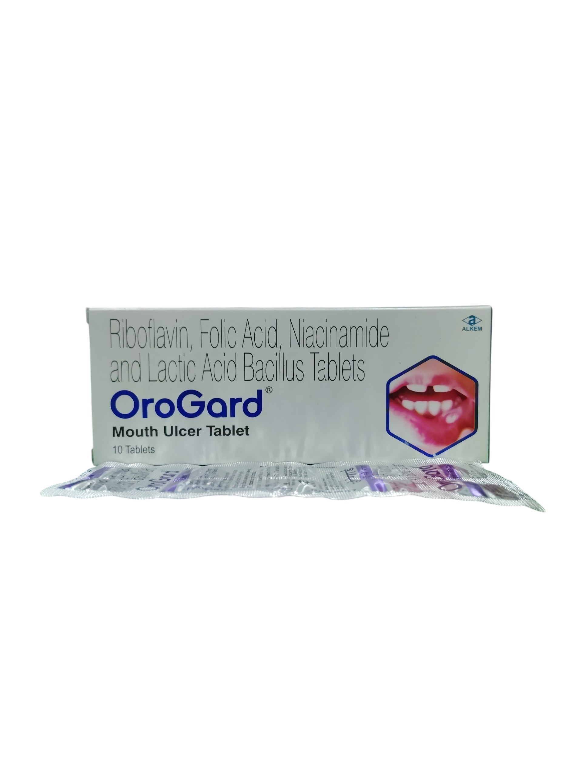 OroGard – Riboflavin, Folic Acid, Niacinamide and Lactic Acid Bacillus Tablets (Mouth Ulcer Tablet)