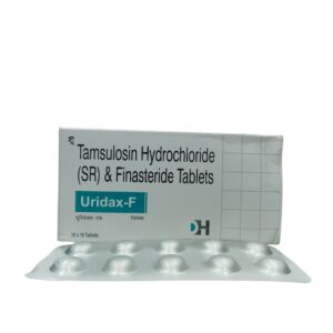 Uridax F – Tamsulosin Hydrochloride (SR) & Finasteride Tablets (0.4mg + 5mg) - 1 × 10 Tablets