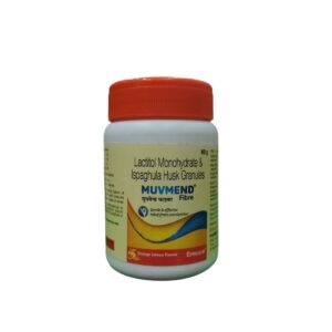 MUVMEND Fibre – Lactitol Monohydrate & Ispaghula Husk Granules (Orange Lemon Flavour)