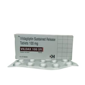 VILDAX 100 SR – Vildagliptin Sustained Release Tablets 100 mg - 1 × 10 Tablets