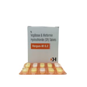 Vorgun M 0.2 – Voglibose & Metformin Hydrochloride (SR) Tablets - 1 × 10 Tablets