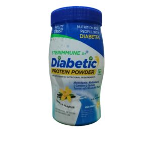 STERIMMUNE D+ Diabetic Protein Powder – Specialized Nutrition for Diabetes Management (Vanilla Flavour)