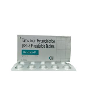 Uridax F – Tamsulosin Hydrochloride (SR) & Finasteride Tablets (0.4mg + 5mg) - 1 × 10 Tablets