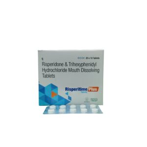 Risperitime Plus – Risperidone & Trihexyphenidyl Hydrochloride Mouth Dissolving Tablets - 1 × 10 Tablets