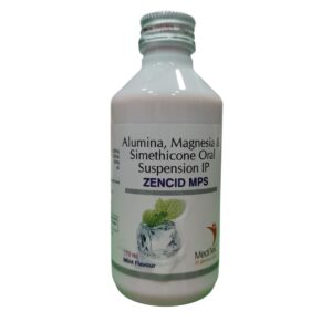 ZENCID MPS – Alumina, Magnesia & Simethicone Oral Suspension IP (170 ml)