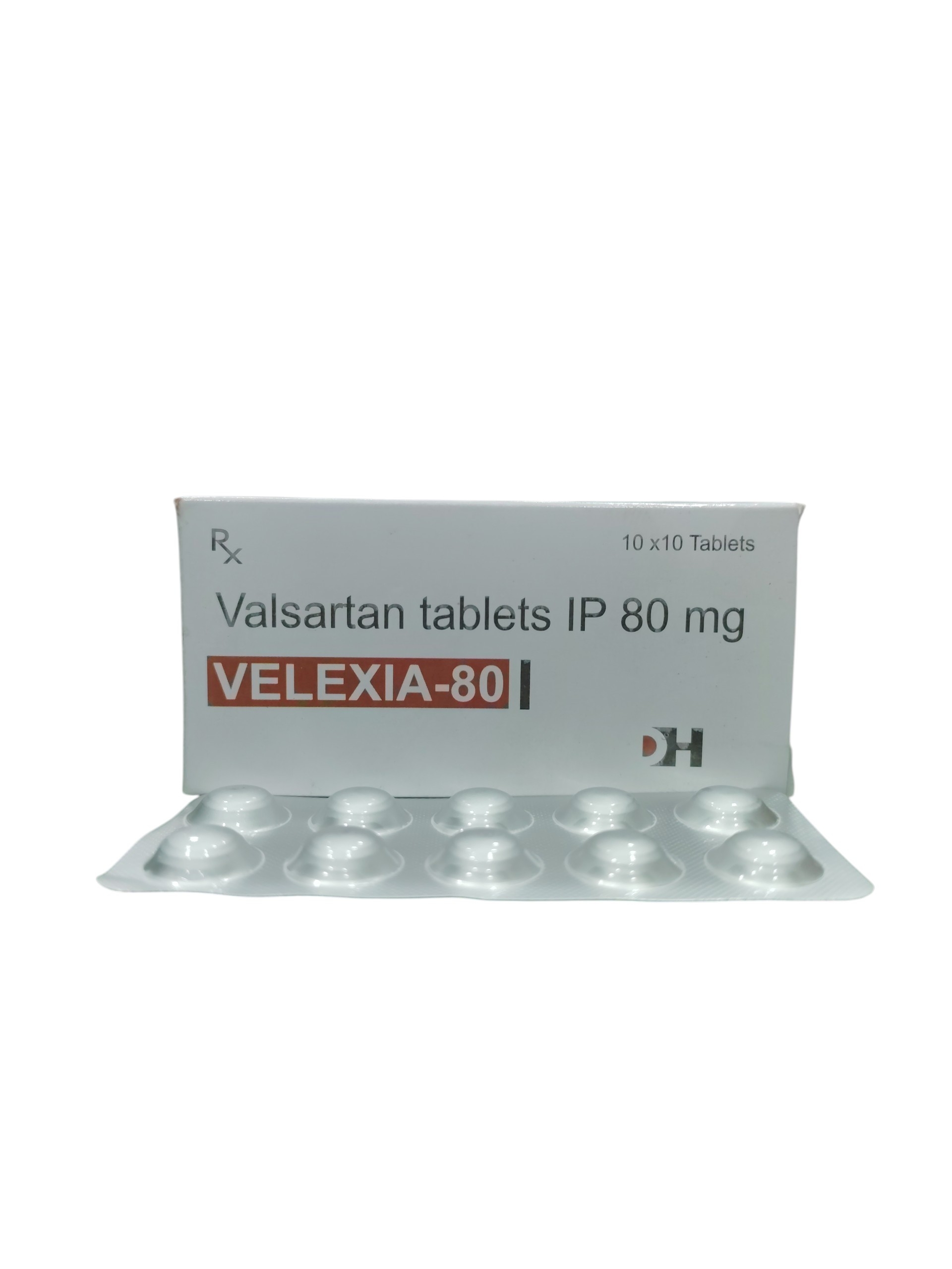 VELEXIA 80 – Valsartan Tablets IP 80 mg - 1 × 10 Tablets