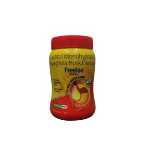 Freelac Granules – Lactitol Monohydrate & Ispaghula Husk Granules (Orange Lemon Flavour)