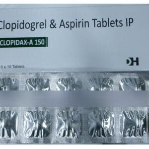 Clopidax-A 150 – Clopidogrel & Aspirin Tablets IP