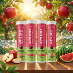 Apple Cider Vinegar Effervescent Tablets – Watermelon Flavour-PACK OF 4