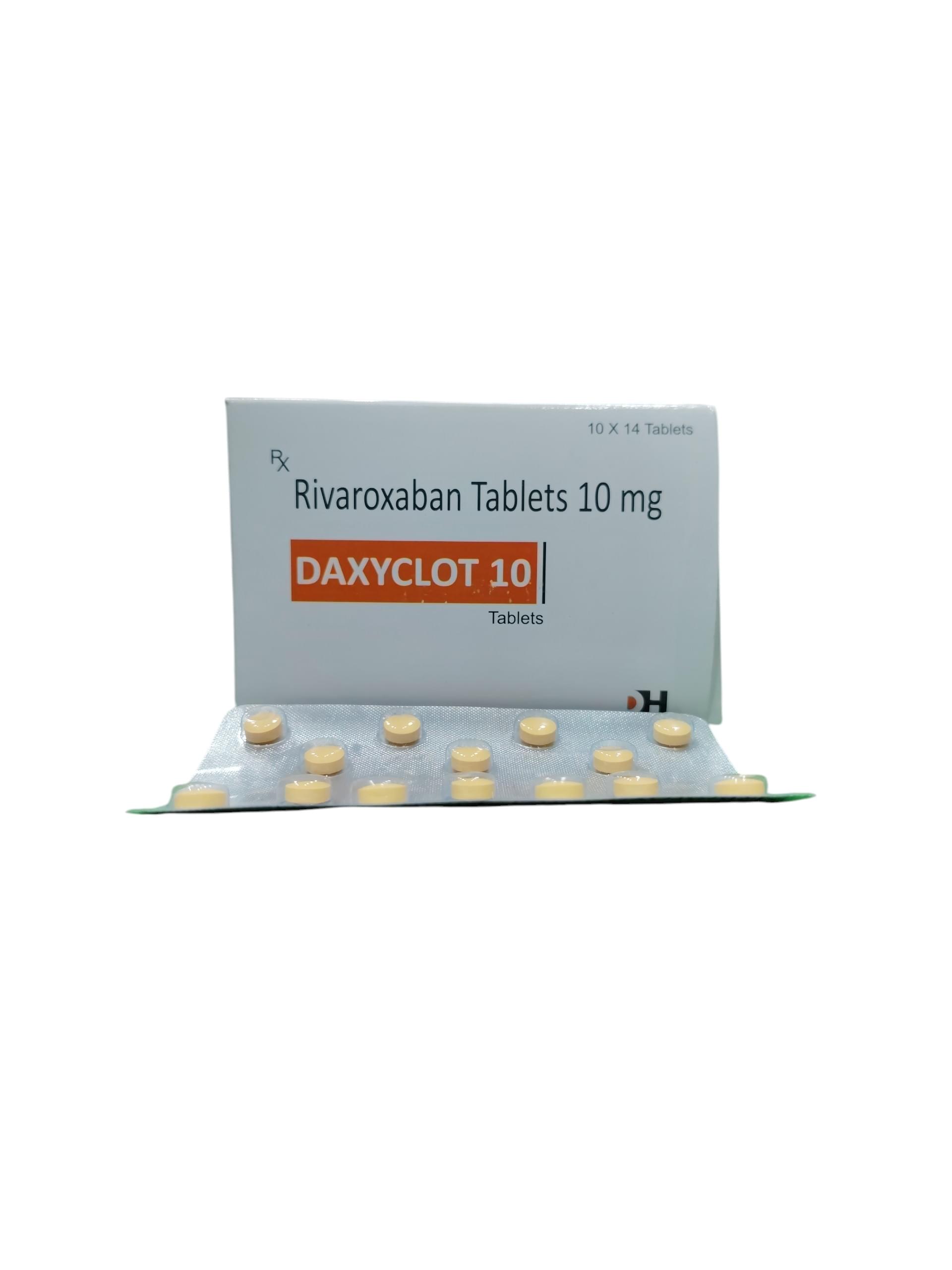 Daxyclot 10 - Rivaroxaban Tablets 10 mg - 1 x 14 Tablets