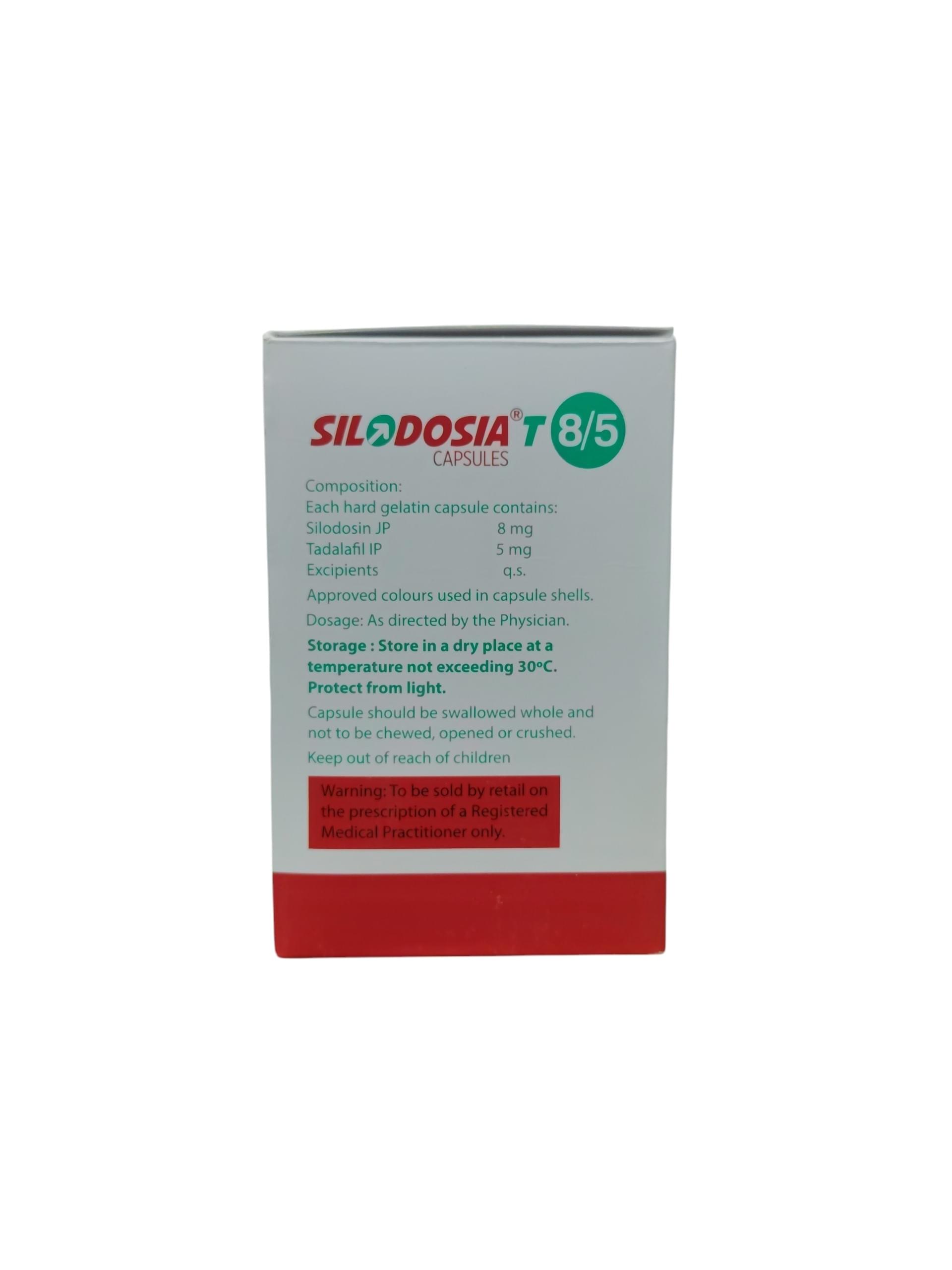 Silodosia T 8/5 capsules - Silodosin 8mg and Tadalafil 5mg - Image 2