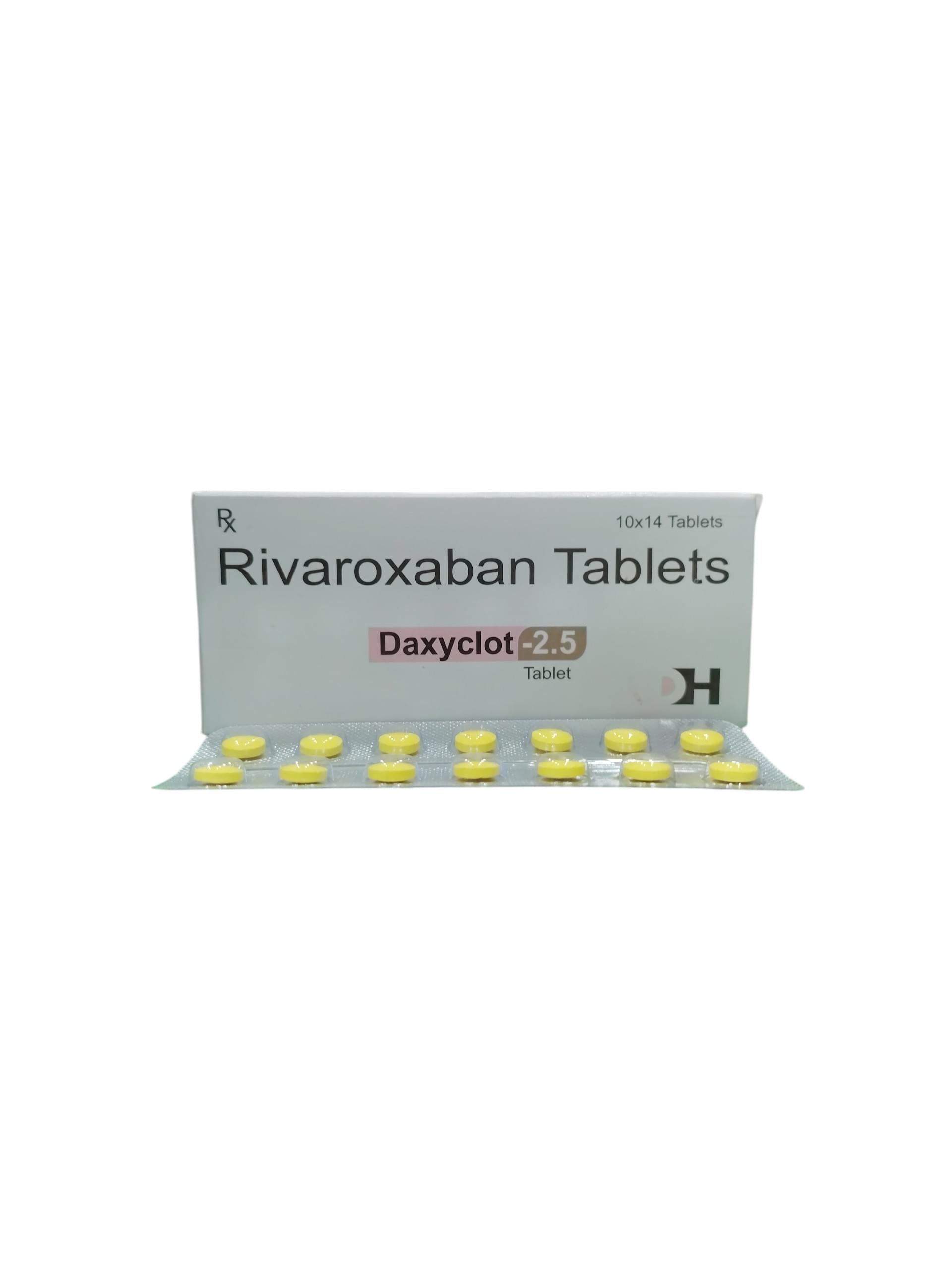 Daxyclot 2.5 - Rivaroxaban Tablets 2.5 mg - 1 x 14 Tablets