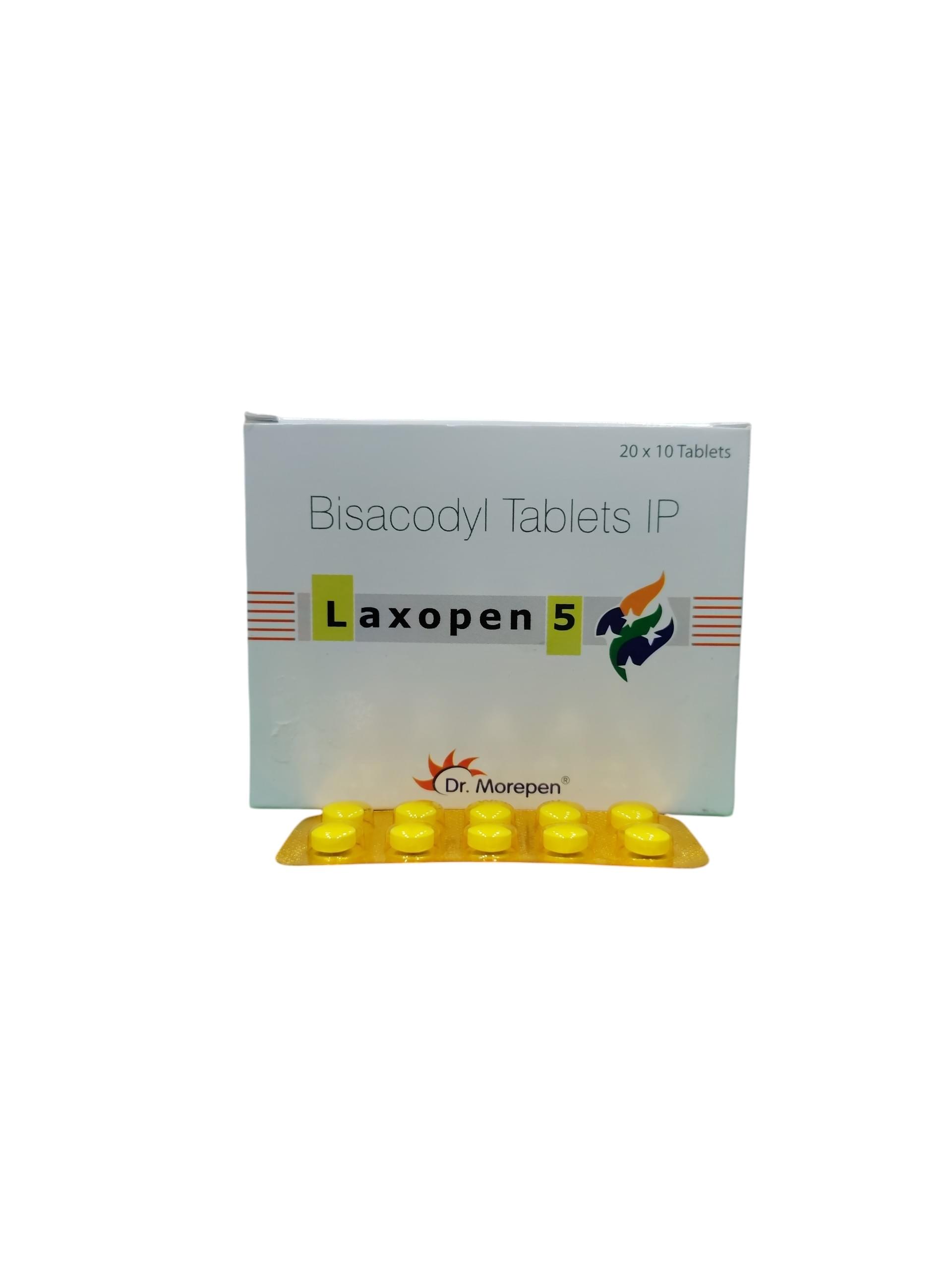 Laxopen 5 - Bisacodyl Tablets 5 mg 1x10 tablets