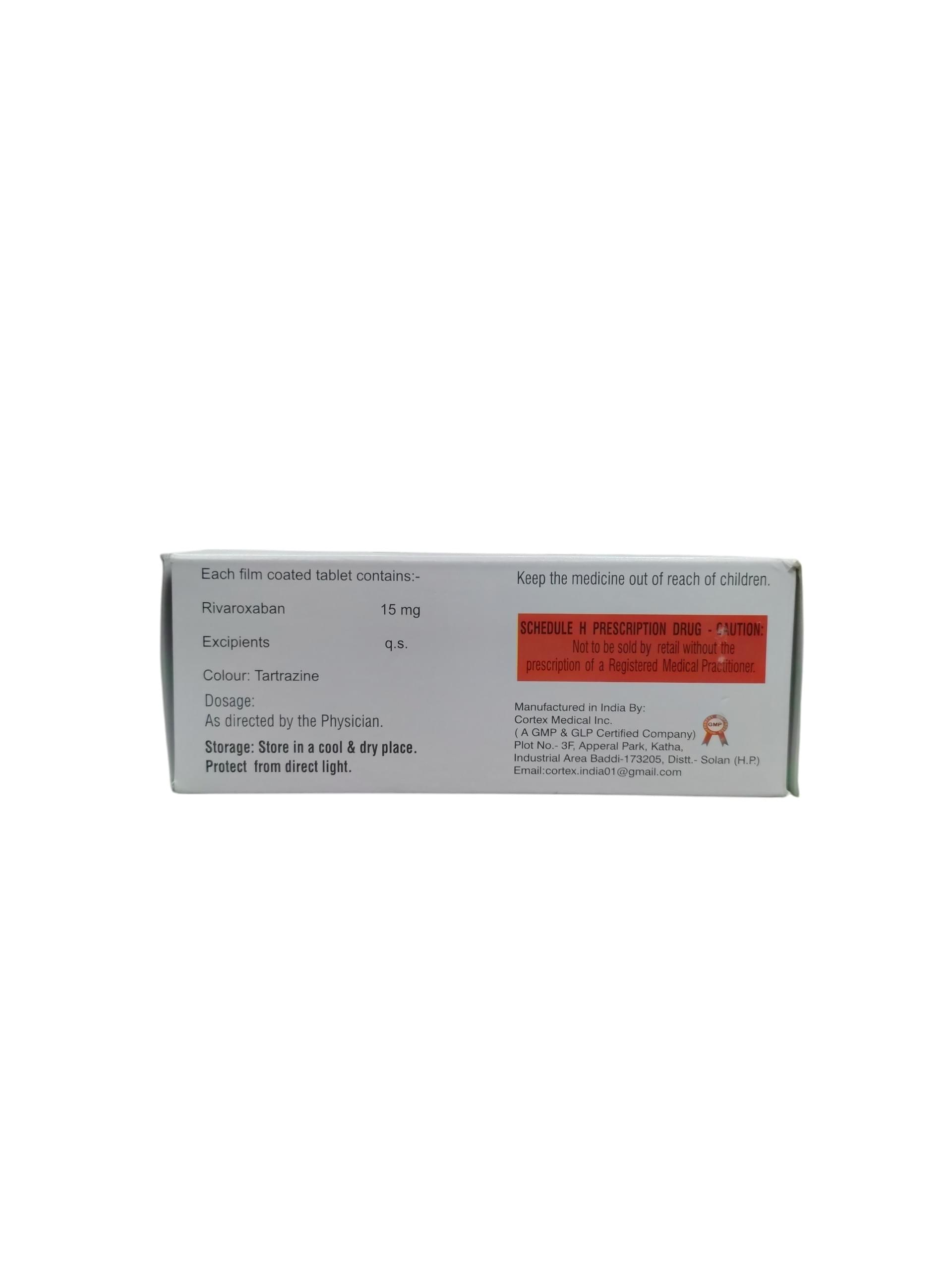 Daxyclot 15 - Rivaroxaban Tablets 15 mg - 1 x 14 Tablets - Image 2