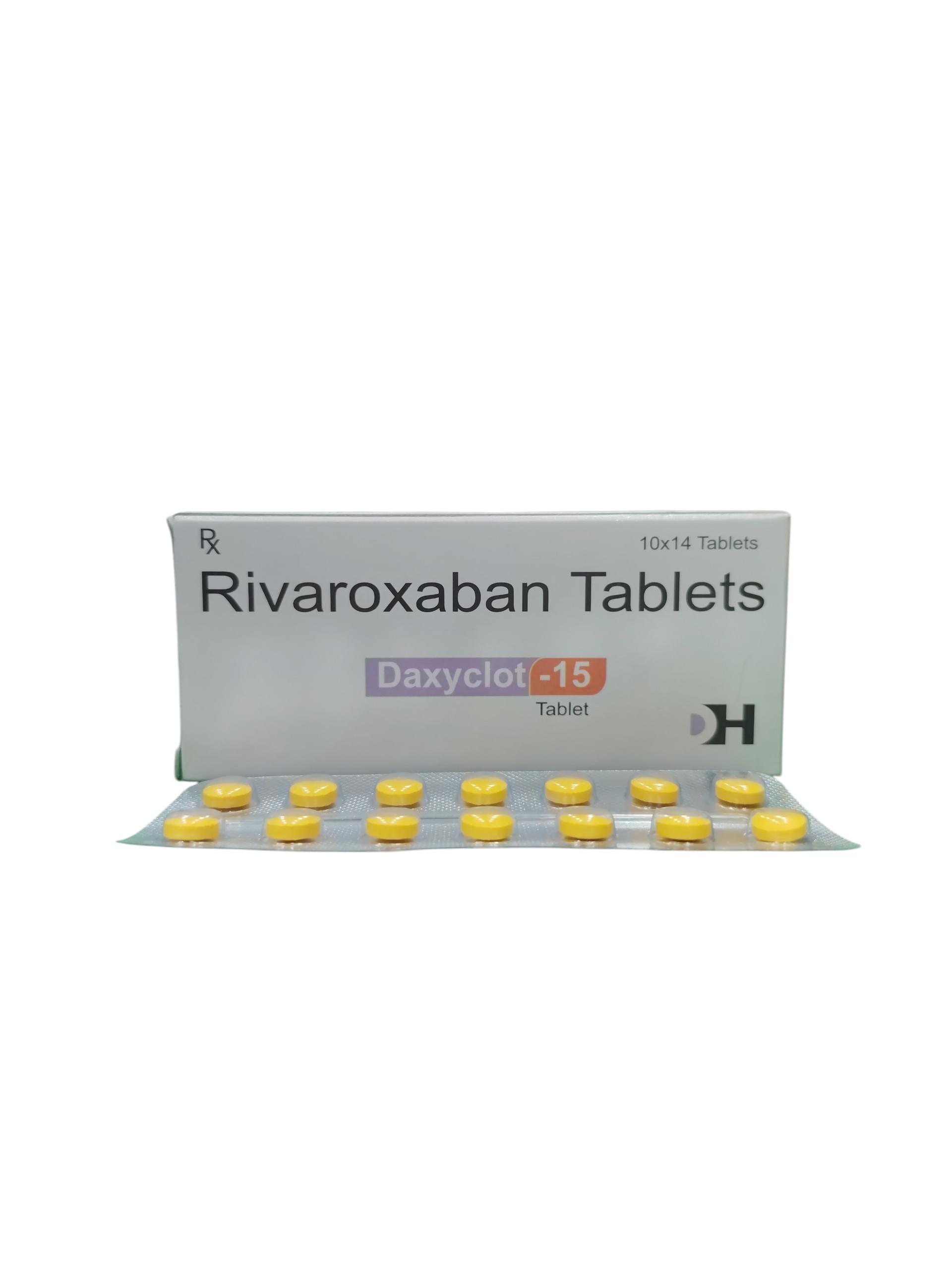 Daxyclot 15 - Rivaroxaban Tablets 15 mg - 1 x 14 Tablets